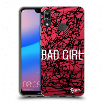 Picasee husă transparentă din silicon pentru Huawei P20 Lite - Bad girl