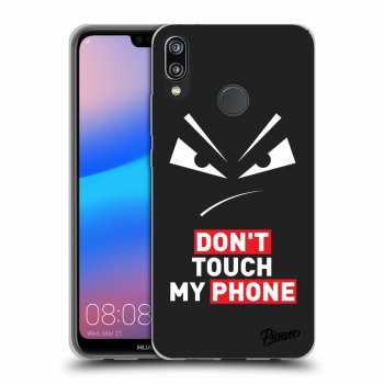 Picasee husă neagră din silicon pentru Huawei P20 Lite - Evil Eye - Transparent