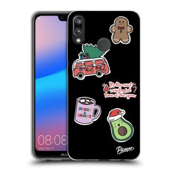Husă pentru Huawei P20 Lite - Christmas Stickers