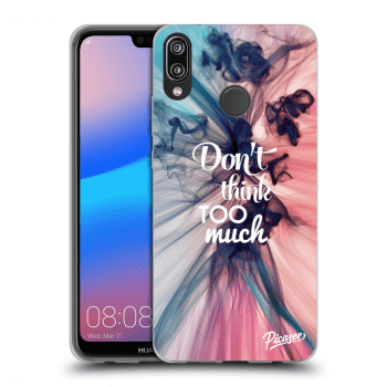 Picasee ULTIMATE CASE pentru Huawei P20 Lite - Don't think TOO much