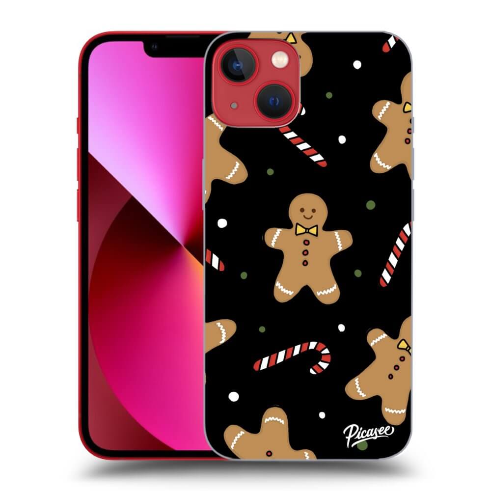 Picasee husă neagră din silicon pentru Apple iPhone 14 Plus - Gingerbread