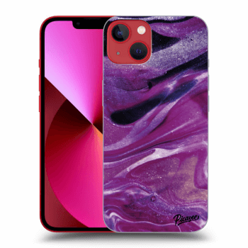 Husă pentru Apple iPhone 14 Plus - Purple glitter