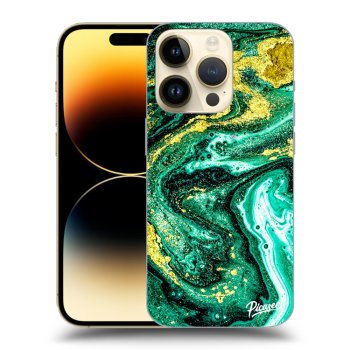 Husă pentru Apple iPhone 14 Pro - Green Gold