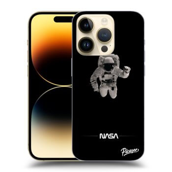 Picasee husă transparentă din silicon pentru Apple iPhone 14 Pro - Astronaut Minimal