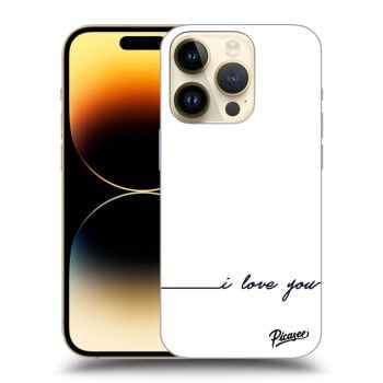 Picasee ULTIMATE CASE pentru Apple iPhone 14 Pro - I love you