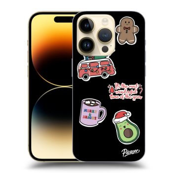 Husă pentru Apple iPhone 14 Pro - Christmas Stickers