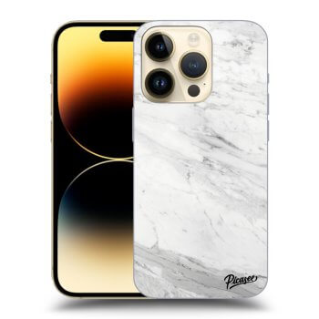 Husă pentru Apple iPhone 14 Pro - White marble