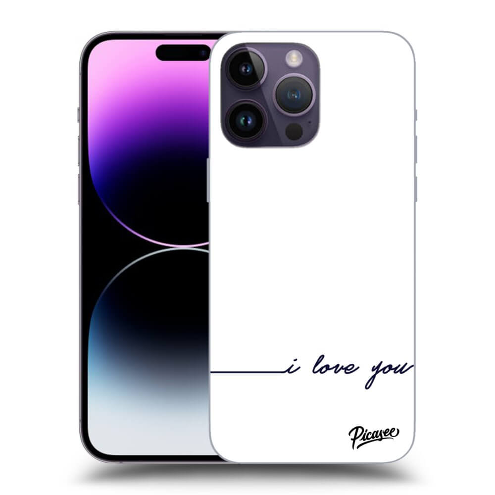 Picasee ULTIMATE CASE MagSafe pentru Apple iPhone 14 Pro Max - I love you