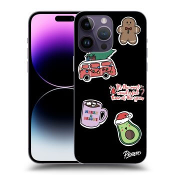 Husă pentru Apple iPhone 14 Pro Max - Christmas Stickers