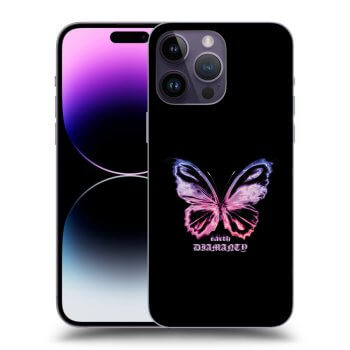 Picasee husă transparentă din silicon pentru Apple iPhone 14 Pro Max - Diamanty Purple