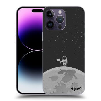 Picasee husă neagră din silicon pentru Apple iPhone 14 Pro Max - Astronaut