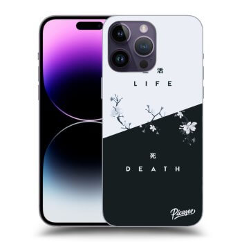 Picasee husă transparentă din silicon pentru Apple iPhone 14 Pro Max - Life - Death