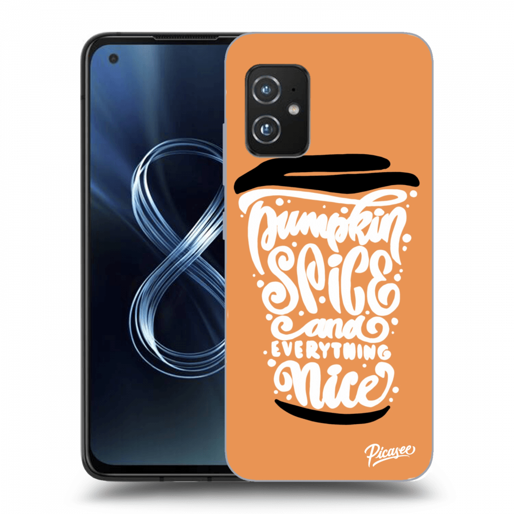 Picasee husă transparentă din silicon pentru Asus Zenfone 8 ZS590KS - Pumpkin coffee