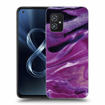 Husă pentru Asus Zenfone 8 ZS590KS - Purple glitter