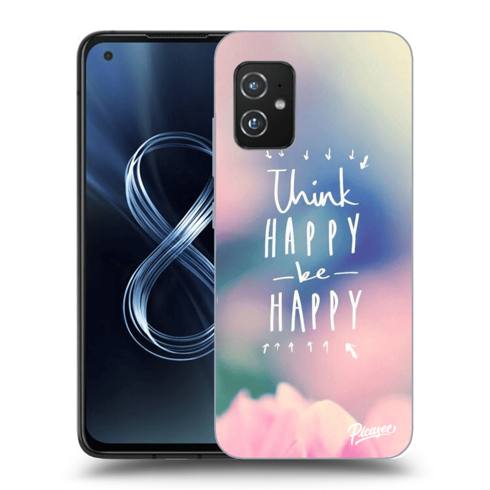 Picasee husă transparentă din silicon pentru Asus Zenfone 8 ZS590KS - Think happy be happy
