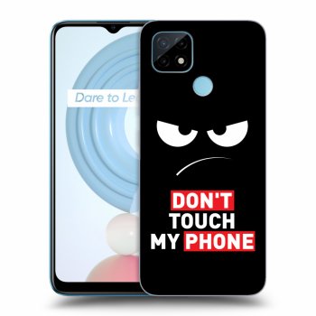 Husă pentru Realme C21Y - Angry Eyes - Transparent