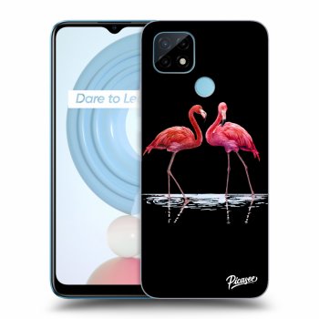 Husă pentru Realme C21Y - Flamingos couple