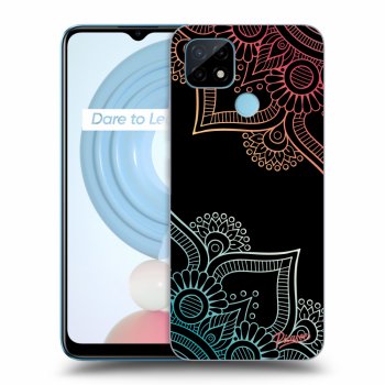 Husă pentru Realme C21Y - Flowers pattern