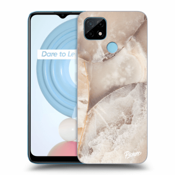 Husă pentru Realme C21Y - Cream marble