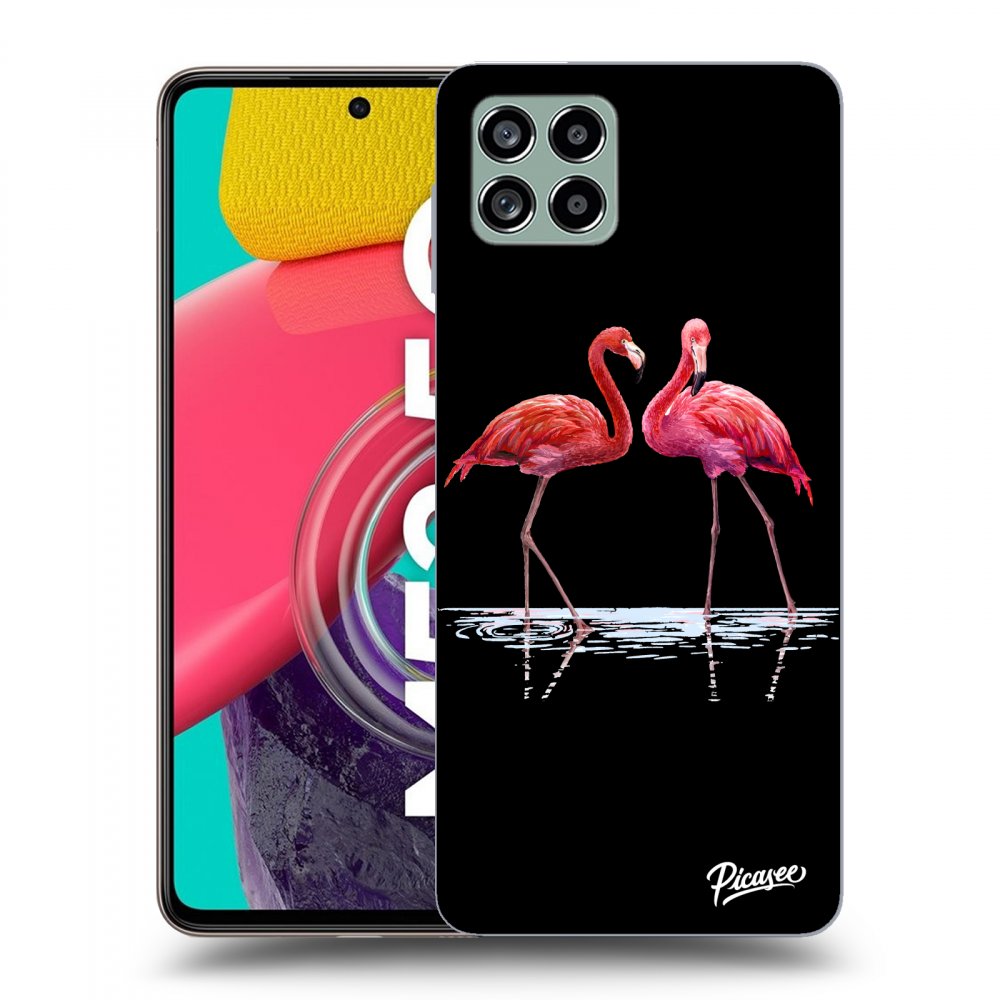 Picasee ULTIMATE CASE pentru Samsung Galaxy M53 5G - Flamingos couple