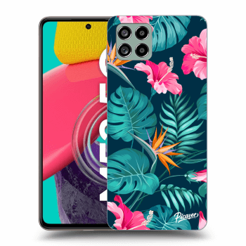 Husă pentru Samsung Galaxy M53 5G - Pink Monstera