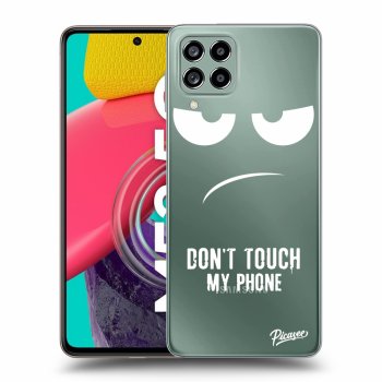 Picasee husă transparentă din silicon pentru Samsung Galaxy M53 5G - Don't Touch My Phone