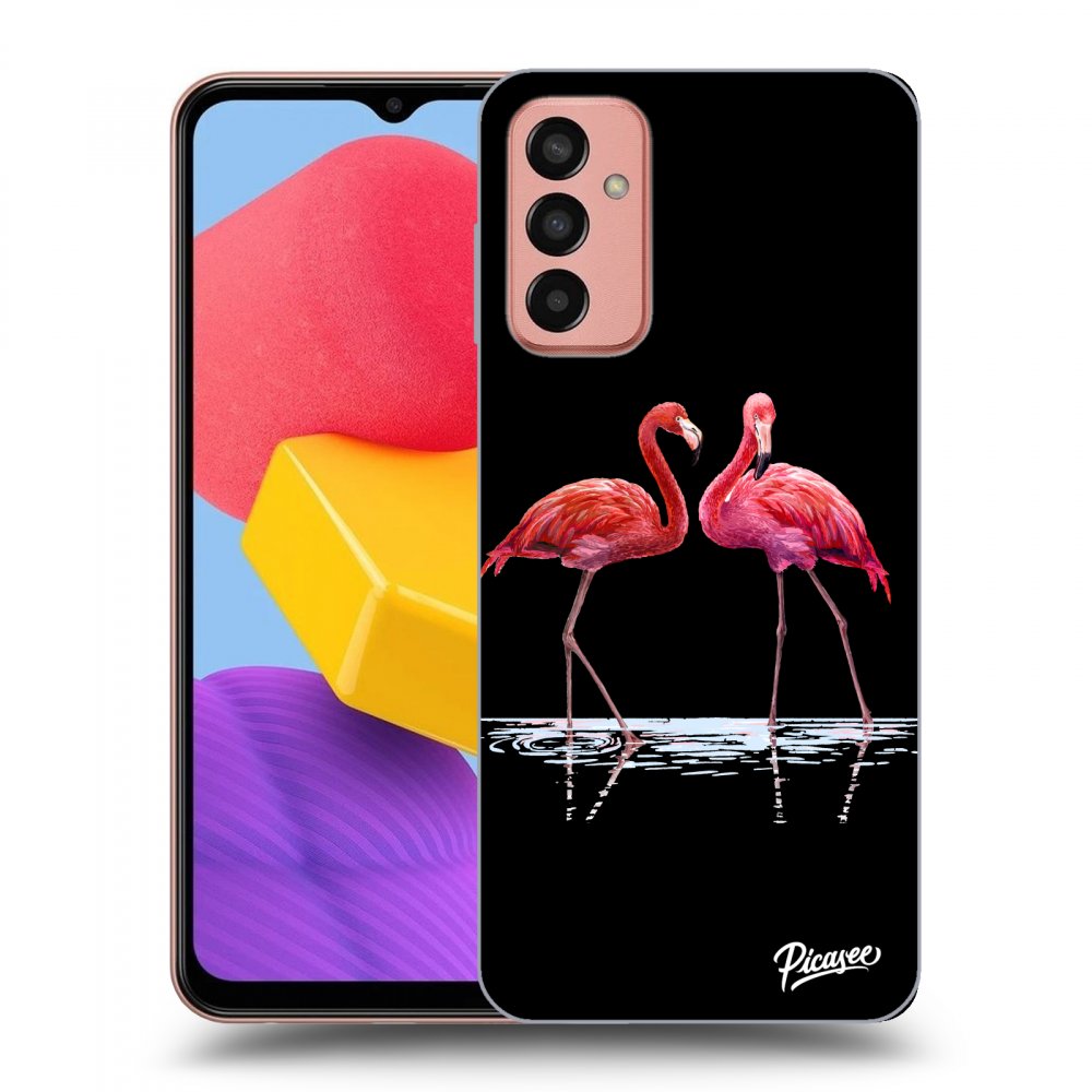 Picasee ULTIMATE CASE pentru Samsung Galaxy M13 M135F - Flamingos couple