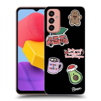 Husă pentru Samsung Galaxy M13 M135F - Christmas Stickers