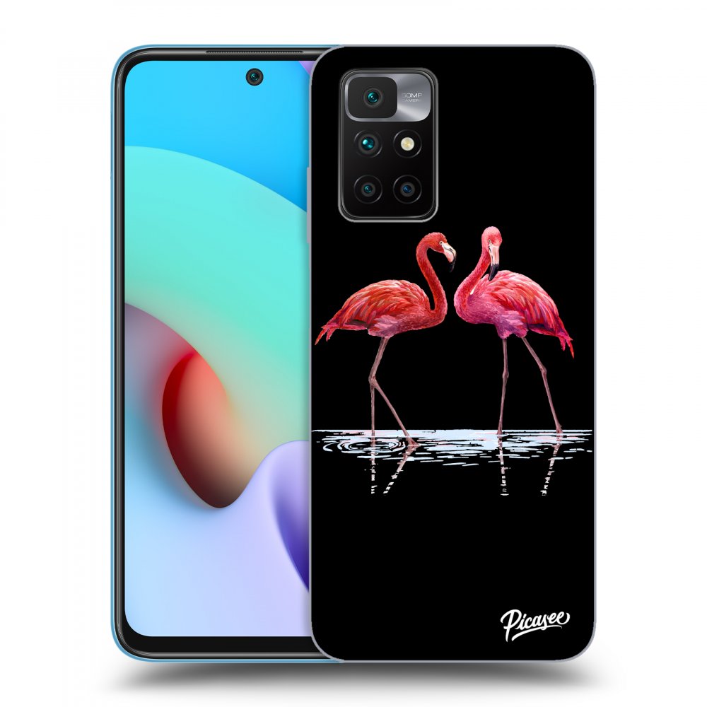 Picasee ULTIMATE CASE pentru Xiaomi Redmi 10 (2022) - Flamingos couple