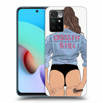 Picasee husă transparentă din silicon pentru Xiaomi Redmi 10 (2022) - Crossfit girl - nickynellow