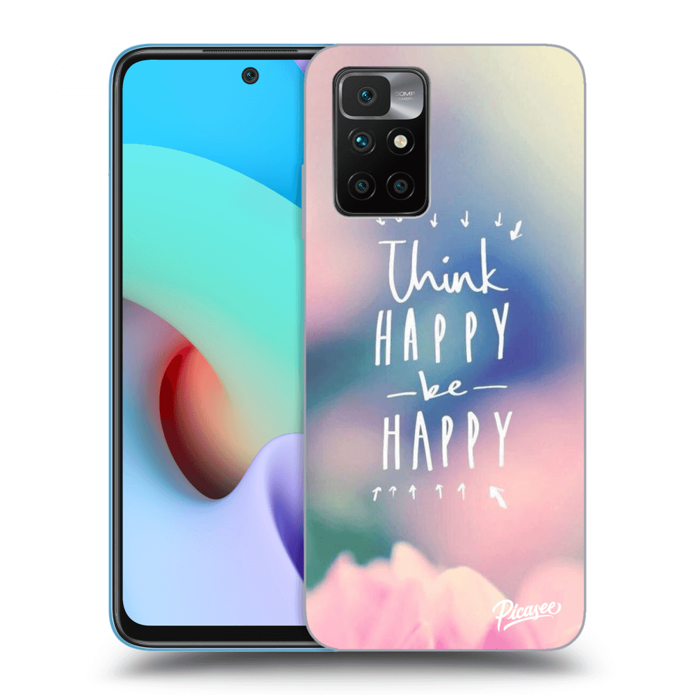 Picasee husă transparentă din silicon pentru Xiaomi Redmi 10 (2022) - Think happy be happy