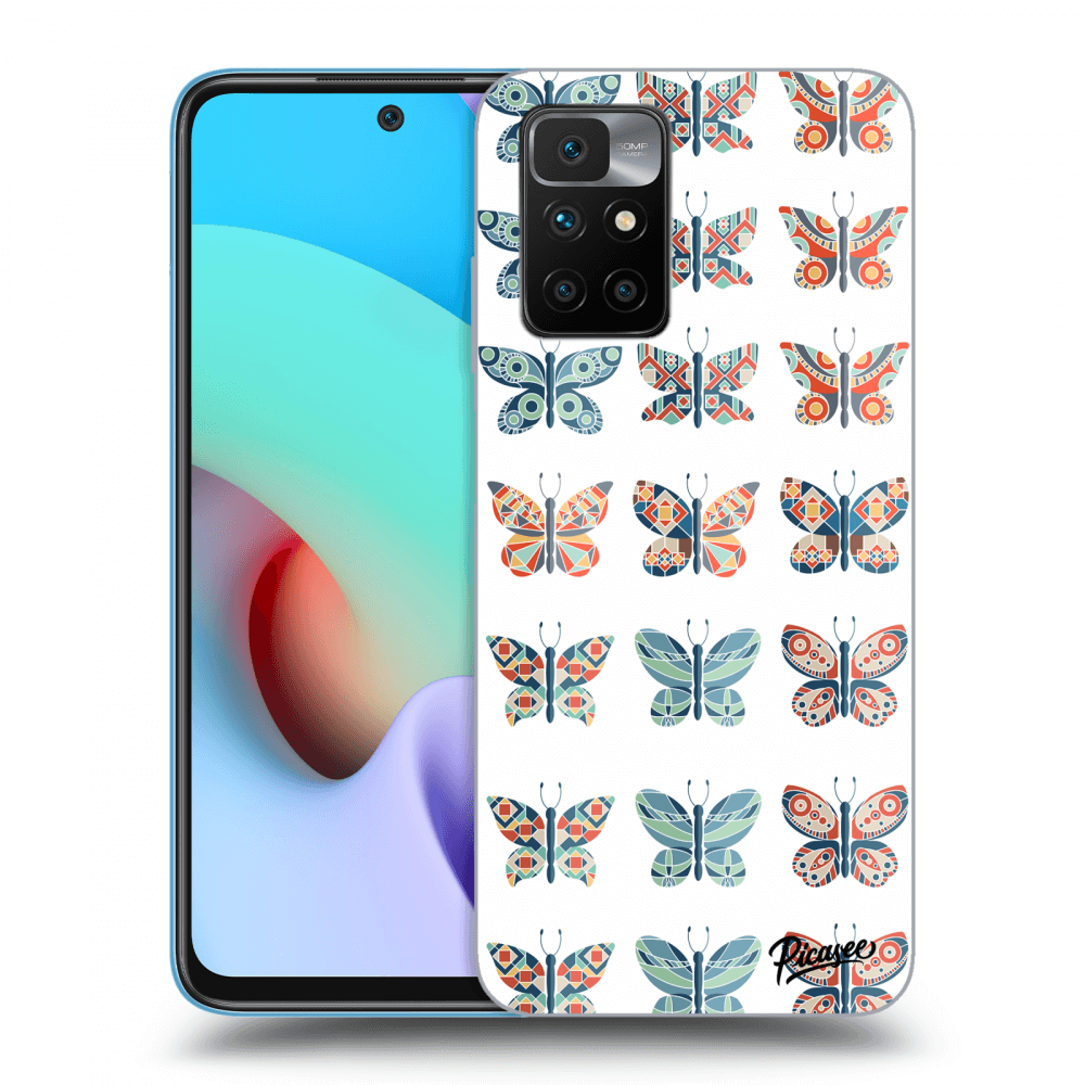 Picasee husă transparentă din silicon pentru Xiaomi Redmi 10 (2022) - Butterflies