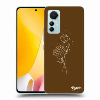 Picasee ULTIMATE CASE pentru Xiaomi 12 Lite - Brown flowers