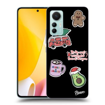 Husă pentru Xiaomi 12 Lite - Christmas Stickers