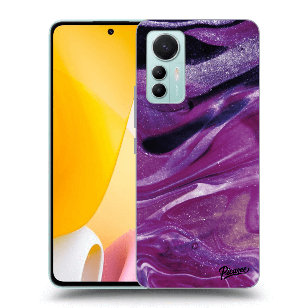 Picasee ULTIMATE CASE pentru Xiaomi 12 Lite - Purple glitter
