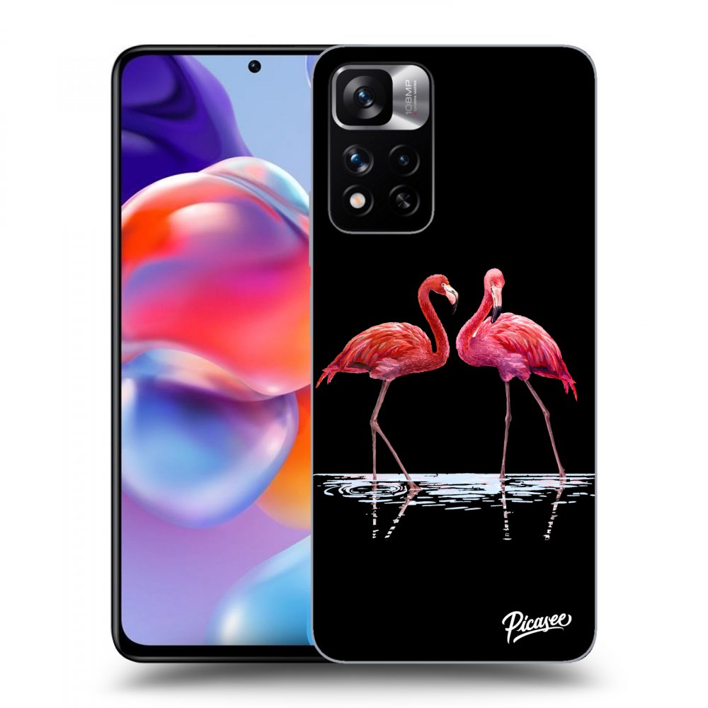 Picasee ULTIMATE CASE pentru Xiaomi Redmi Note 11 Pro+ 5G - Flamingos couple