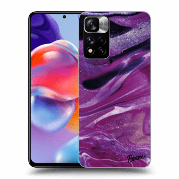 Husă pentru Xiaomi Redmi Note 11 Pro+ 5G - Purple glitter