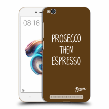 Picasee husă neagră din silicon pentru Xiaomi Redmi 5A - Prosecco then espresso