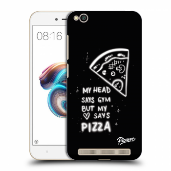 Picasee husă neagră din silicon pentru Xiaomi Redmi 5A - Pizza