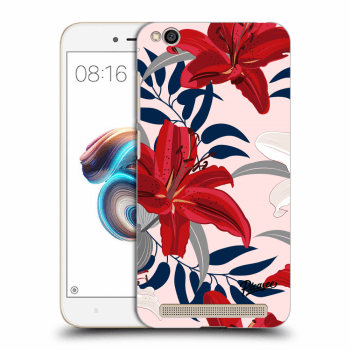 Husă pentru Xiaomi Redmi 5A - Red Lily
