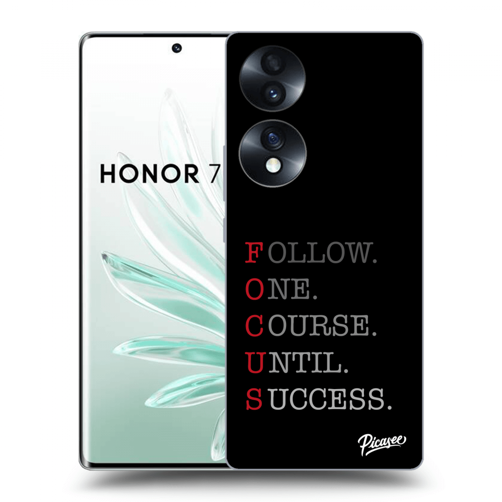 Picasee husă transparentă din silicon pentru Honor 70 - Focus