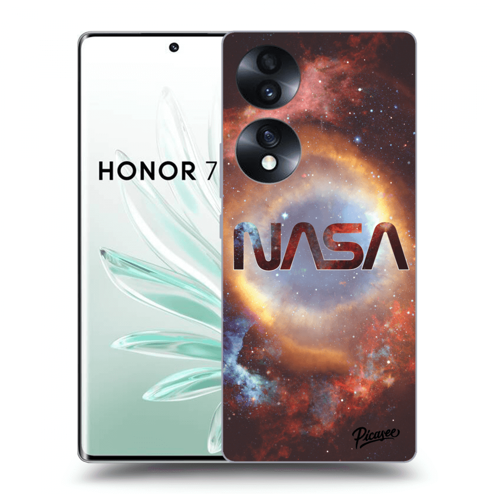 Picasee husă neagră din silicon pentru Honor 70 - Nebula