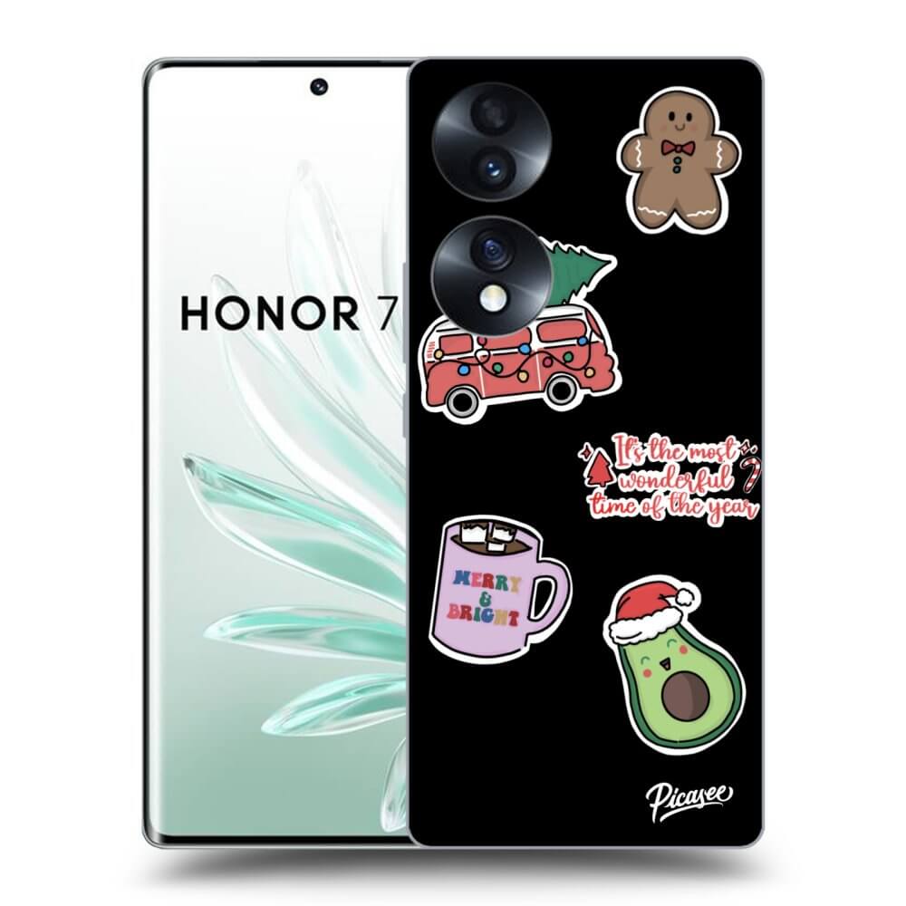 Picasee ULTIMATE CASE pentru Honor 70 - Christmas Stickers