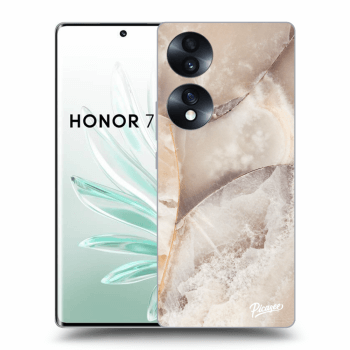 Picasee husă transparentă din silicon pentru Honor 70 - Cream marble