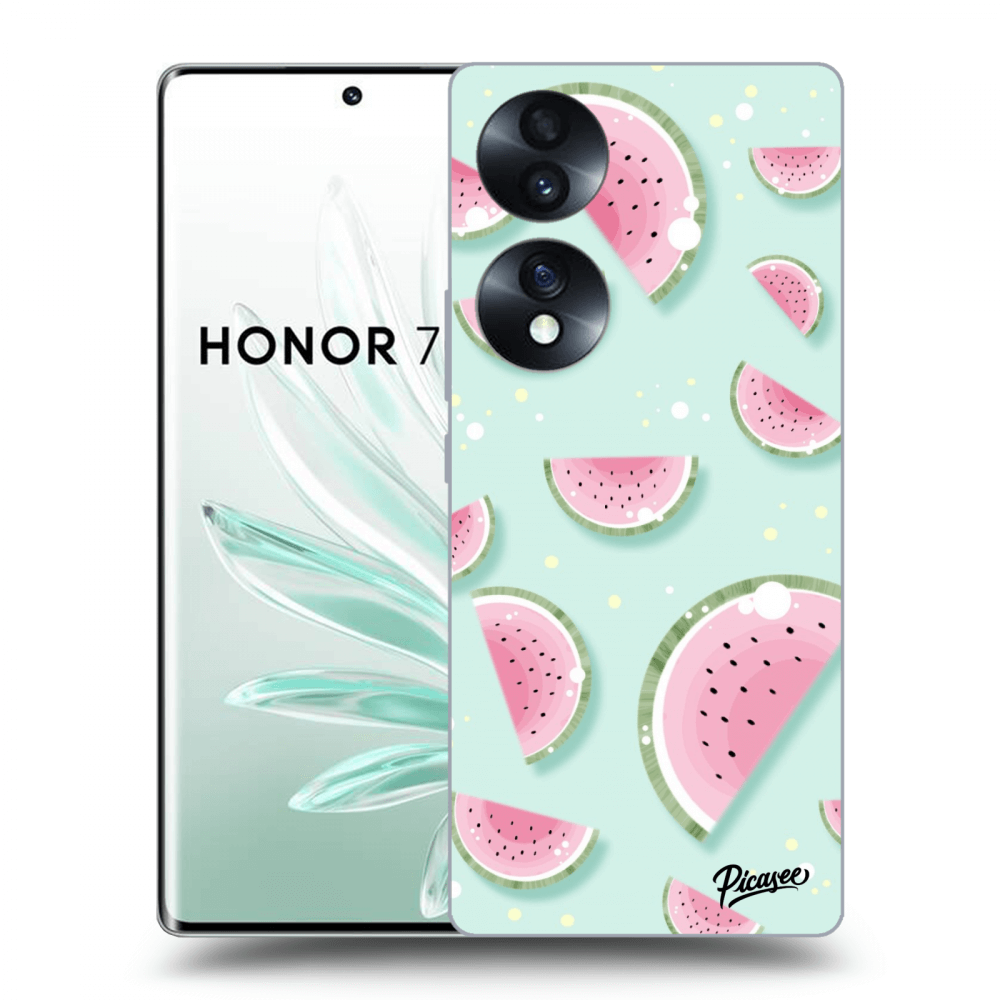 Picasee husă transparentă din silicon pentru Honor 70 - Watermelon 2
