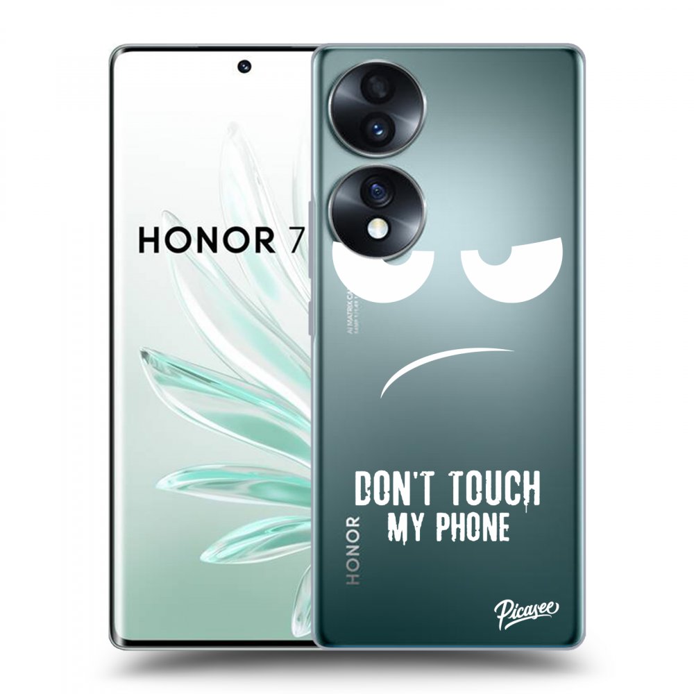 Picasee husă transparentă din silicon pentru Honor 70 - Don't Touch My Phone