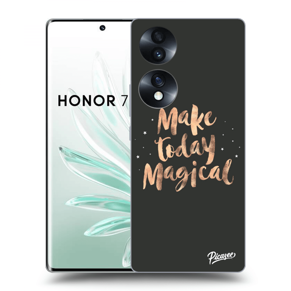 Picasee husă transparentă din silicon pentru Honor 70 - Make today Magical