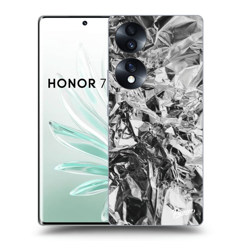 Picasee husă transparentă din silicon pentru Honor 70 - Chrome