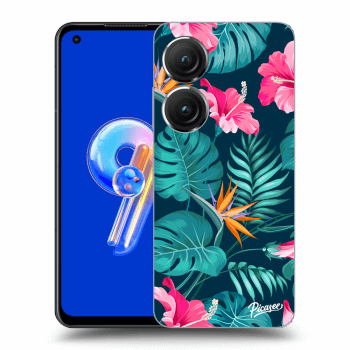 Husă pentru Asus Zenfone 9 - Pink Monstera