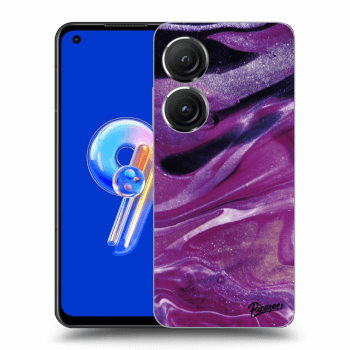 Husă pentru Asus Zenfone 9 - Purple glitter